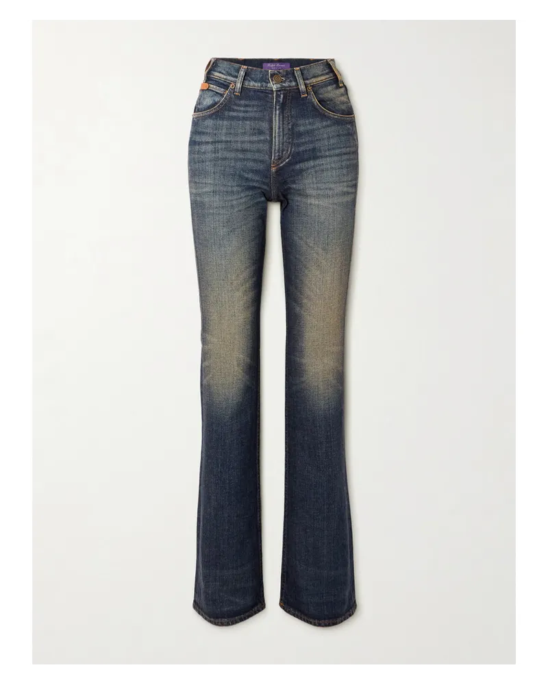 Ralph Lauren Hoch Sitzende Jeans mit Schmalem Bein Blau