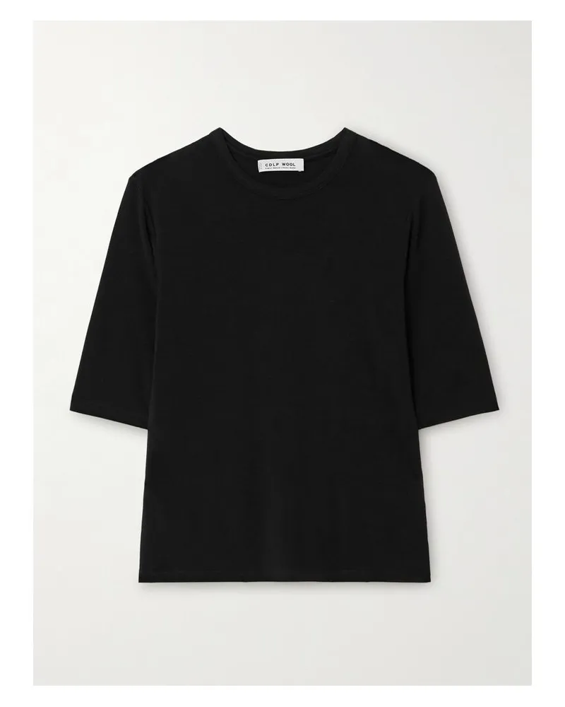 CDLP T-shirt Aus Jersey - Schwarz Schwarz