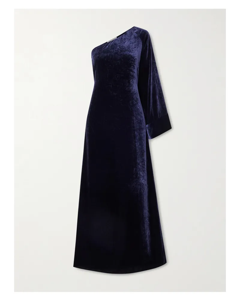 BERNADETTE Lola Velvet Gown - Blue Blue