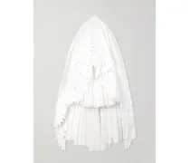 La Robe Provençale Embroidered Cotton Maxi Dress - White