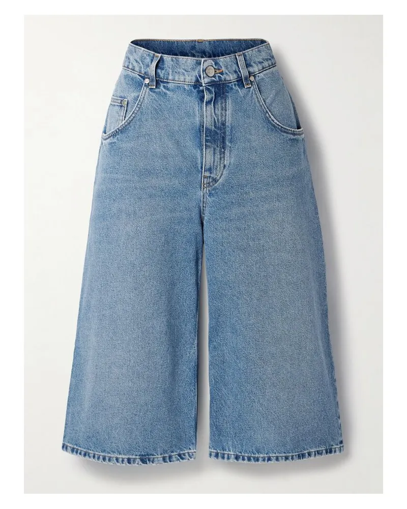 Stella McCartney Jeansshorts Aus Bio-denim - Blau Blau