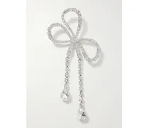 Evelyn Rhodinierte Brosche Mit Kristallen - Silber