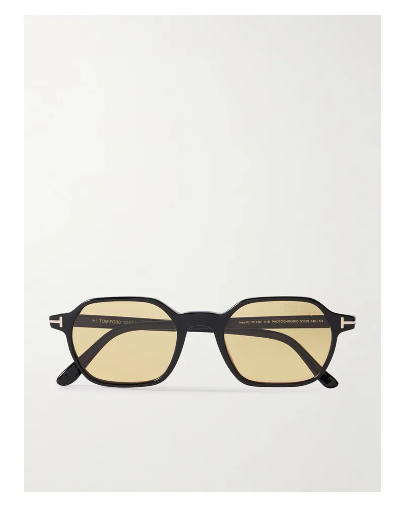 Tom Ford Joey Sonnenbrille Mit Eckigem Rahmen Aus Azetat - Schwarz Schwarz
