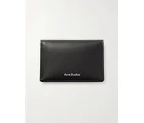 Portemonnaie aus Leder mit Print