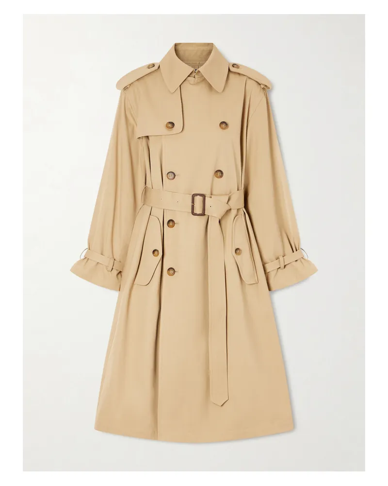 Ralph Lauren Trenchcoat Aus Baumwollgabardine Mit Gürtel - Braun Braun