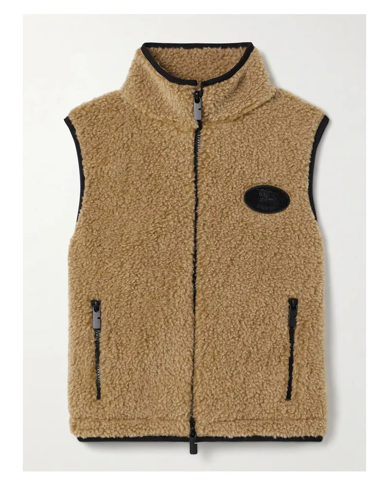 Burberry Weste Aus Fleece Mit Applikation - Neutral Neutral