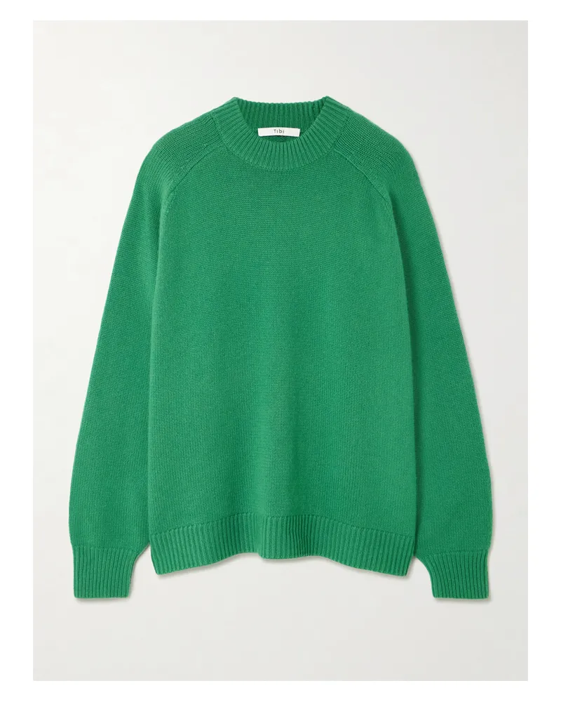tibi Kaschmirpullover - Grün Grün