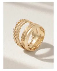 Pascale Monvoisin Jil N°4 Ring aus 9 Karat  mit Diamanten Gold