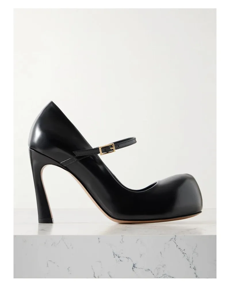 Marni New Wave Mary-jane-pumps Aus Leder - Schwarz Schwarz
