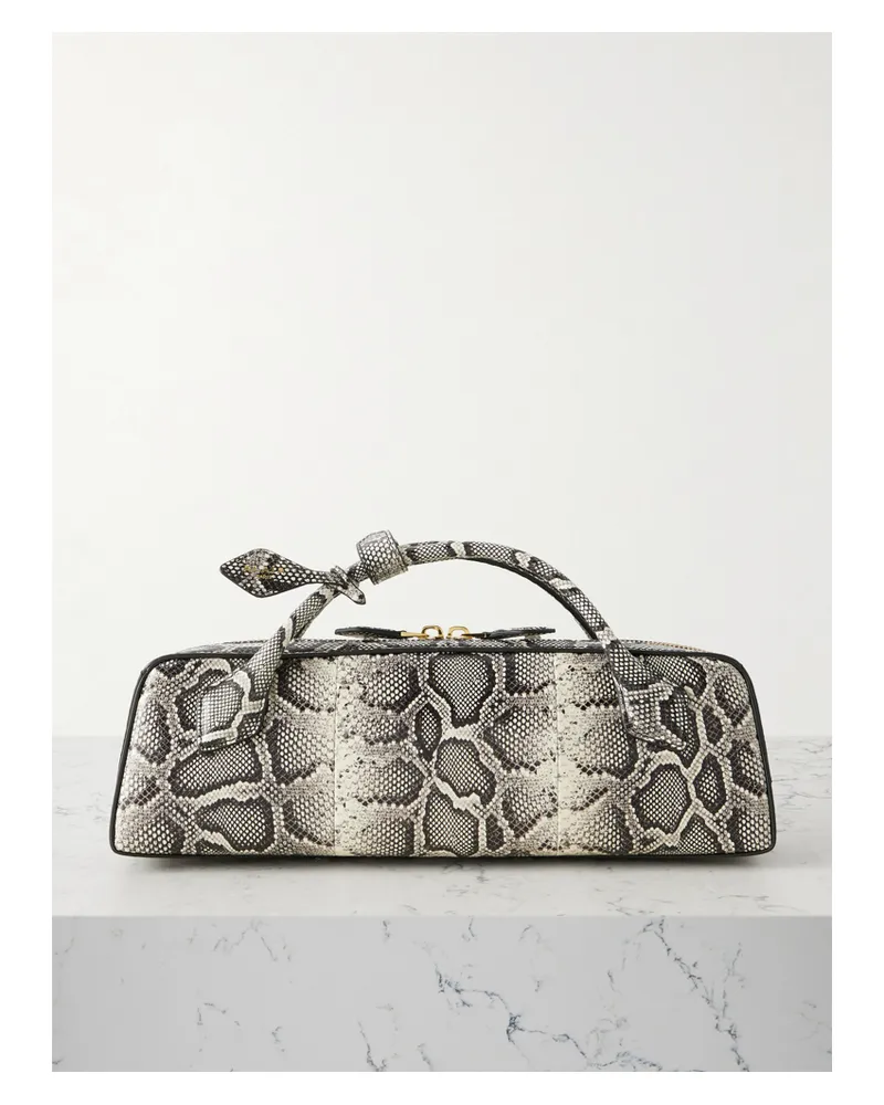 Alaïa Le Teckel Watersnake Clutch - Animal print Animal