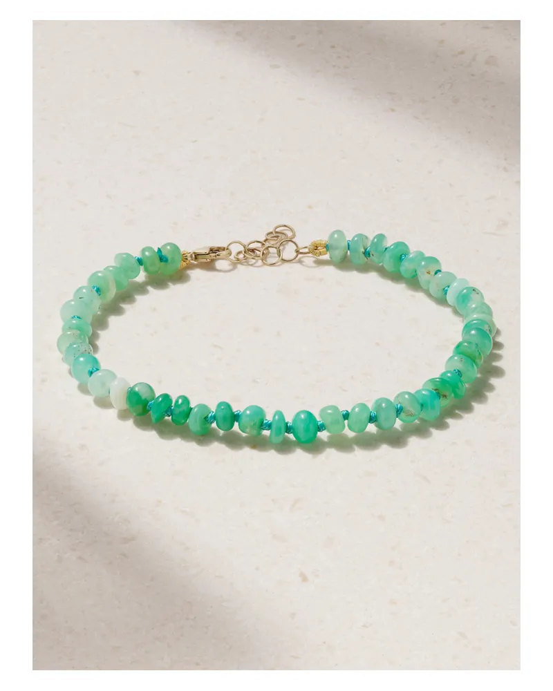 JIA JIA Arizona Armband Mit Chrysoprasen Und Details Aus Gold - Grün Grün