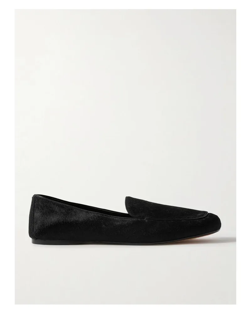 KHAITE Monroe Loafers Aus Kalbshaar - Schwarz Schwarz