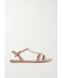 Valentino Garavani Rockstud Sandalen aus Gummi Pink