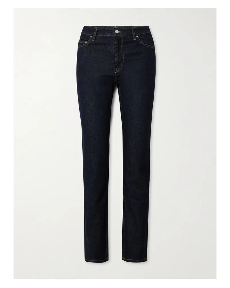 Totême Halbhohe Jeans Mit Schmalem Bein - Grau Grau