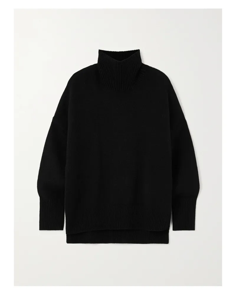 Lisa Yang Heidi Cashmere Turtleneck Sweater - Black Black
