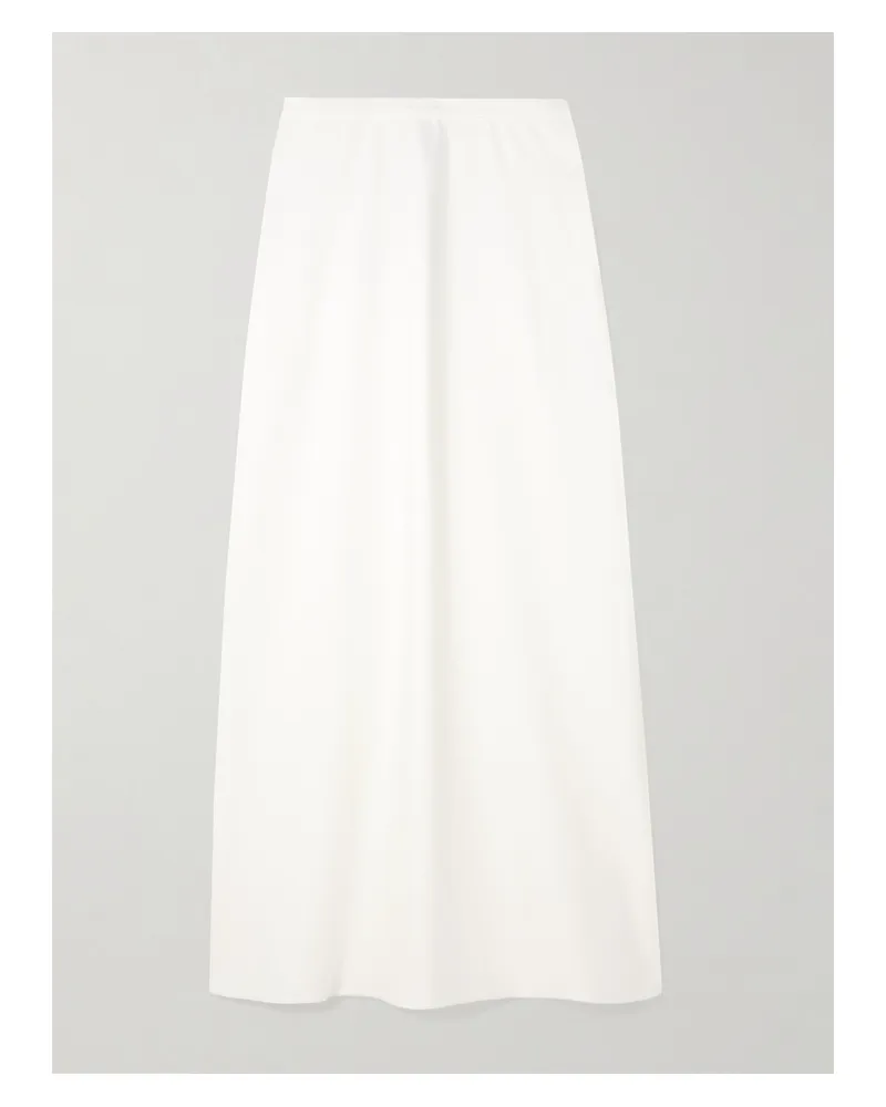 Max Mara Vernice Maxirock Aus Jersey - Weiß Weiß