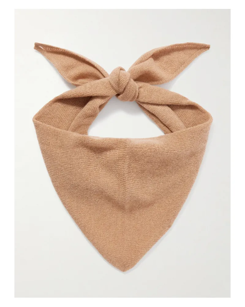 Johnstons of Elgin Cashmere Scarf - Brown Brown