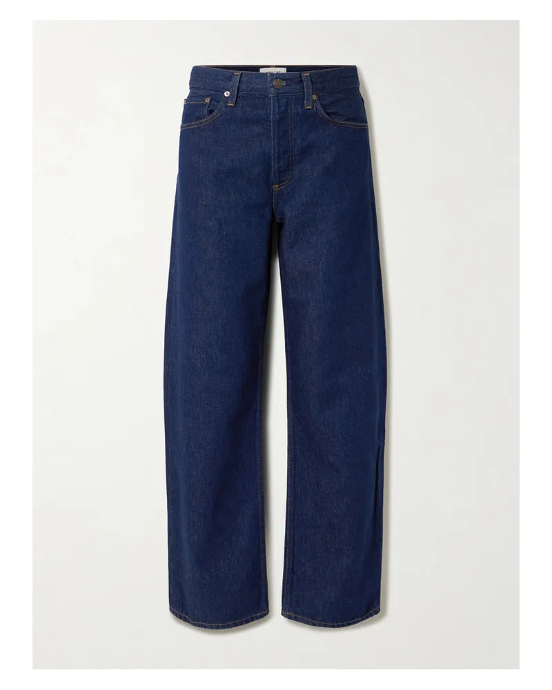 AGOLDE Arc Long High-rise Wide-leg Jeans - Blue Blue