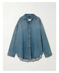 Haikure Ofelia Oversized-jeanshemd Blau