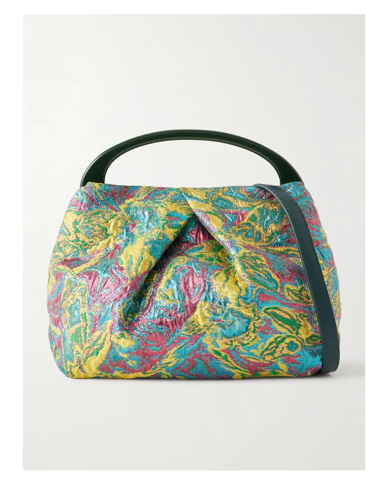 Dries van Noten Jacquard-lamé Shoulder Bag - Multi Multi