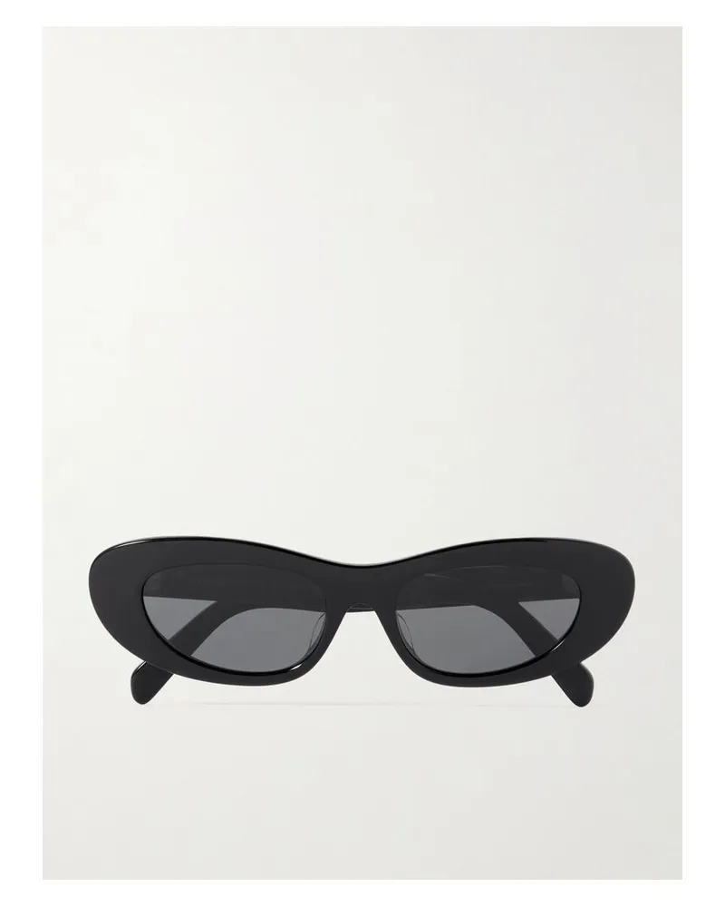 Celine Sonnenbrille Mit Cat-eye-rahmen Aus Azetat - Schwarz Schwarz