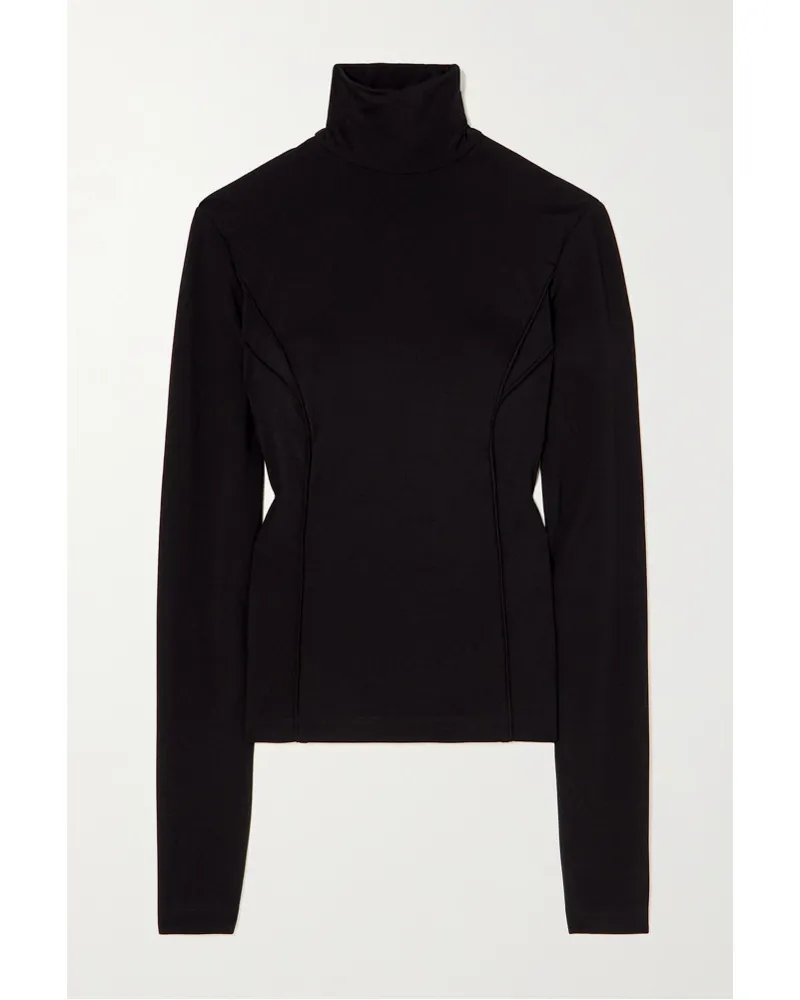 Givenchy Rollkragenoberteil aus Stretch-jersey Schwarz