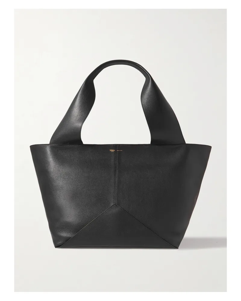 Métier Market Weekend Leather Tote - Black Black