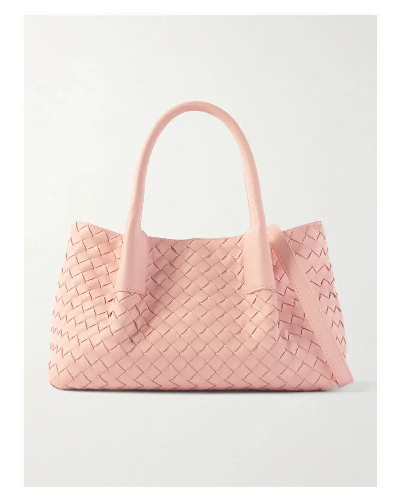 Bottega Veneta Pinacoteca Small Intrecciato Leather Tote - Pink Pink