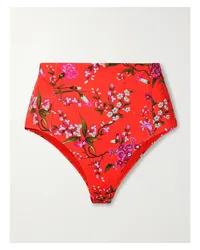 Erdem Bikini-höschen mit Blumenprint Rot