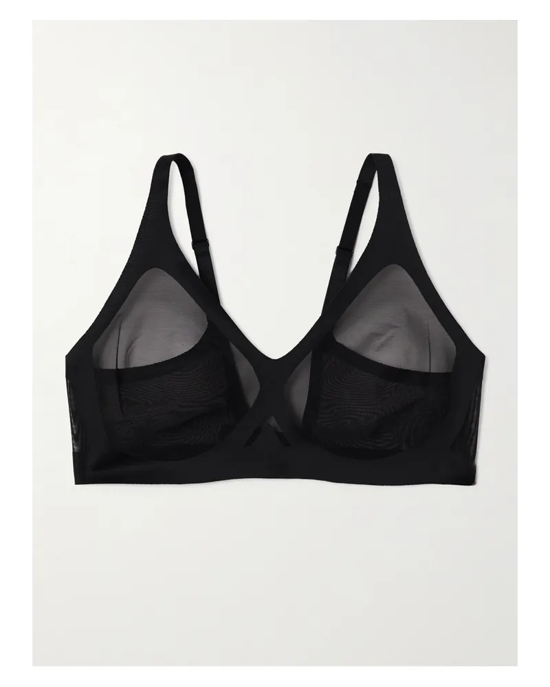 Spanx Spanxsupersmooth™ Sheersense Stretch Soft-cup Bralette - Black Black