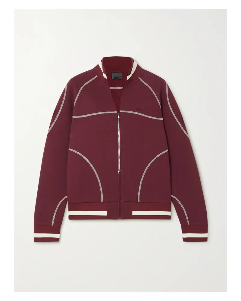 Saul Nash Trainingsjacke Aus Jersey Aus Einer Baumwollmischung - Burgunder Burgunder