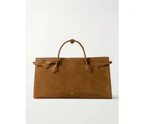 East West Tote Aus Nubukleder - Braun