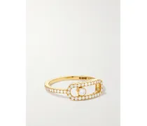 Move Uno Ring Aus 18 Karat Gold Mit Diamant