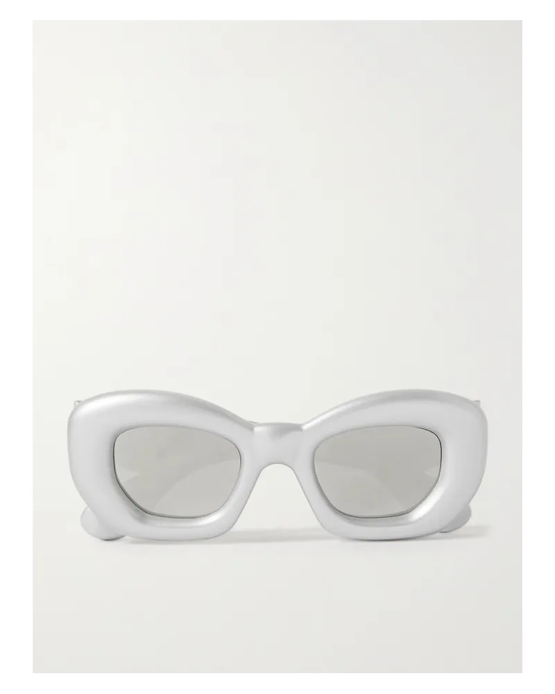 Loewe Inflated Oversized-sonnenbrille Silber