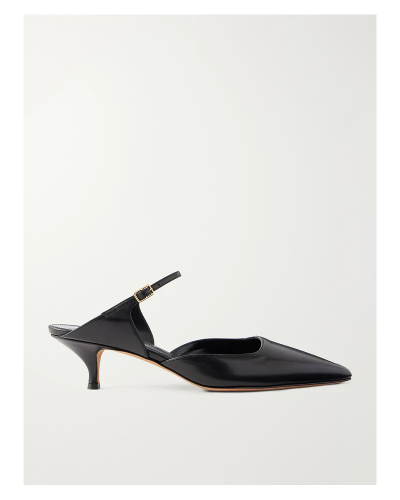Emme Parsons Isabel Leather Pumps - Black Black