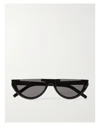 Saint Laurent Sonnenbrille mit Cat-eye-rahmen aus Azetat Schwarz