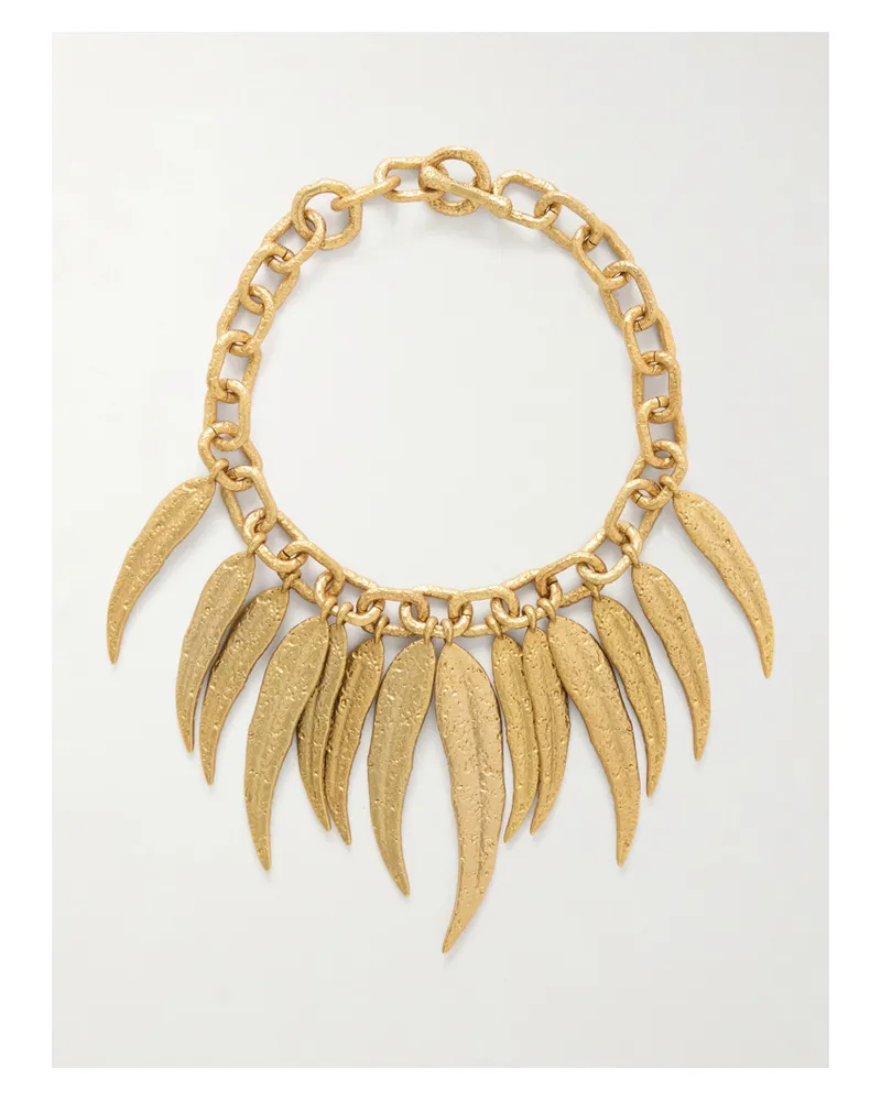 Zimmermann Mira Lariat Chain Necklace - Gold Gold