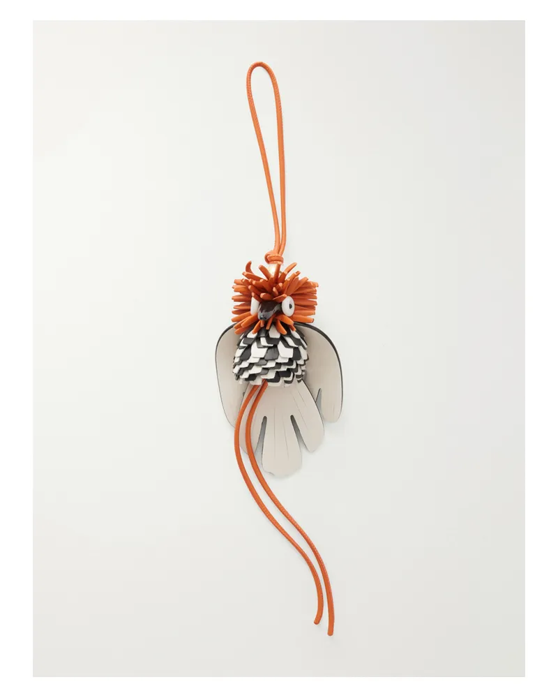 Loewe Paula Ibiza Hoopoe Bird Leather Charm - Multi Multi