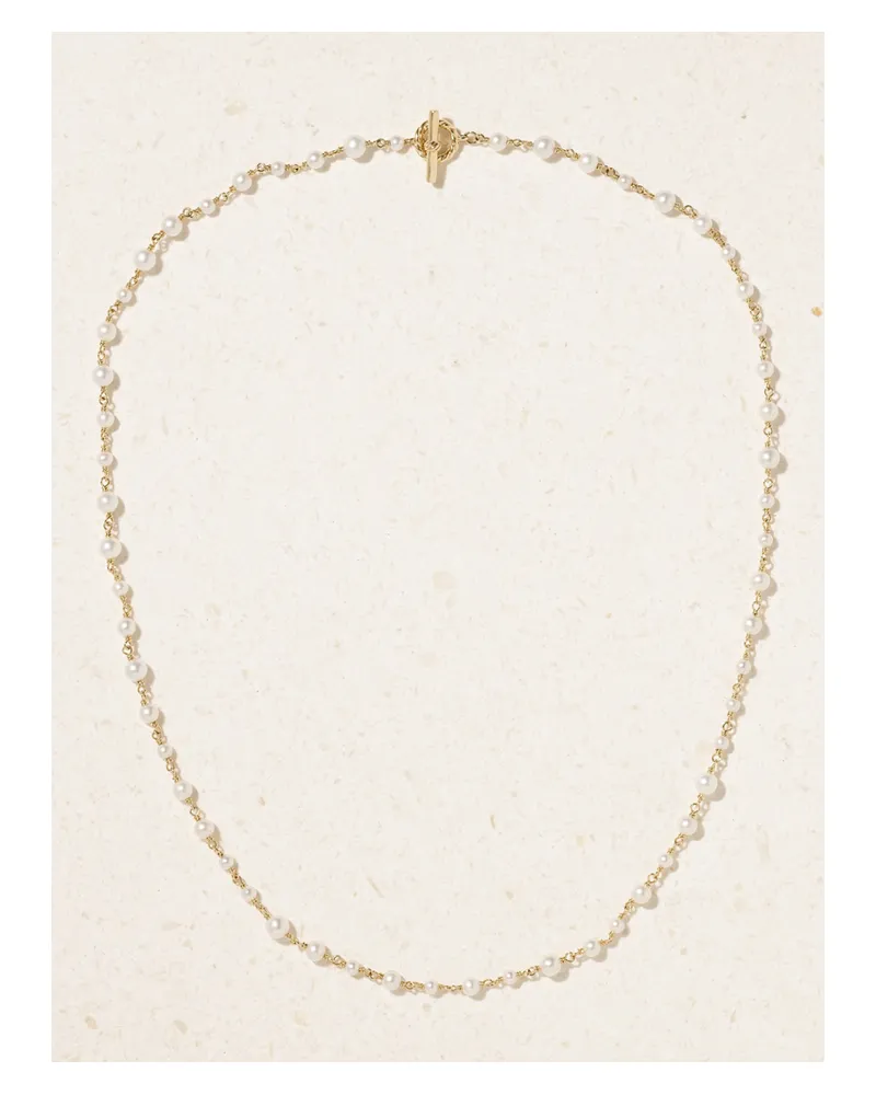 David Yurman Pearl Classics Kette Aus 18 Karat Gold Mit Perlen Gold