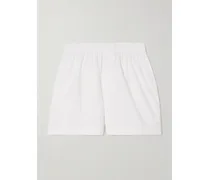 Spa Cotton Shorts – Snow – Shorts aus Baumwollpopeline