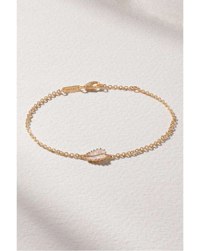 ANITA KO Palm Leaf Armband aus 18 Karat  mit Diamanten Roségold