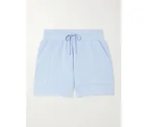 Atrium Shorts Aus Jersey - Blau