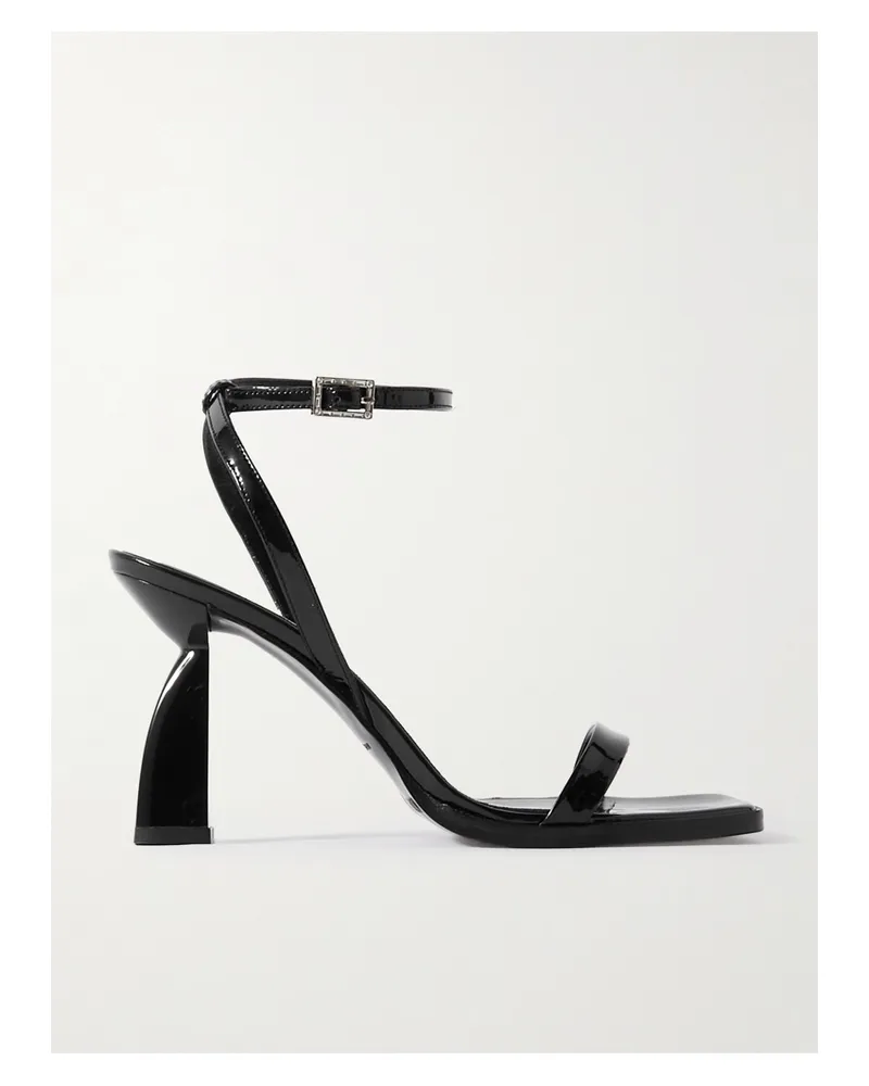 NODALETO Angel E Sandalen Aus Lackleder - Schwarz Schwarz