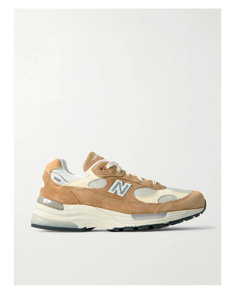 New Balance 992 Core Sneakers Aus Veloursleder, Leder Und Mesh - Braun Braun