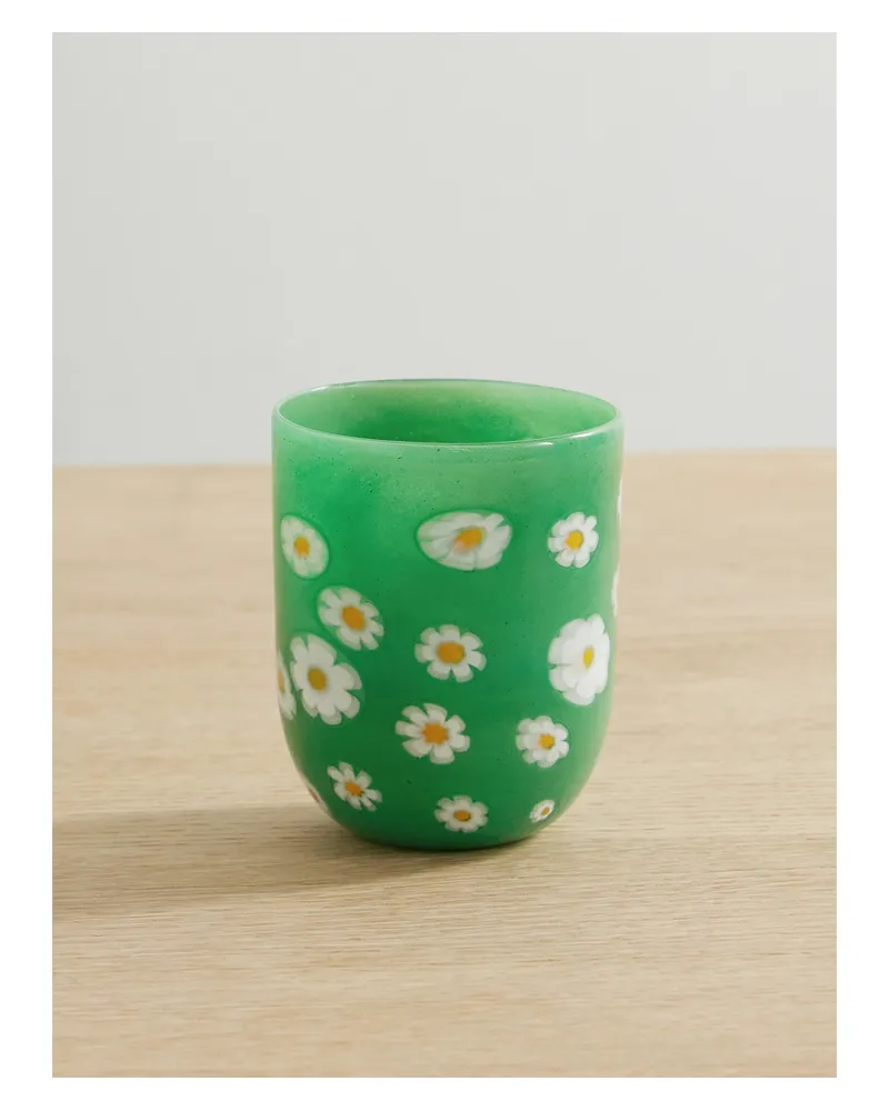 J.W.Anderson Laguna B Bemaltes Glas Aus Muranoglas - Grün Grün