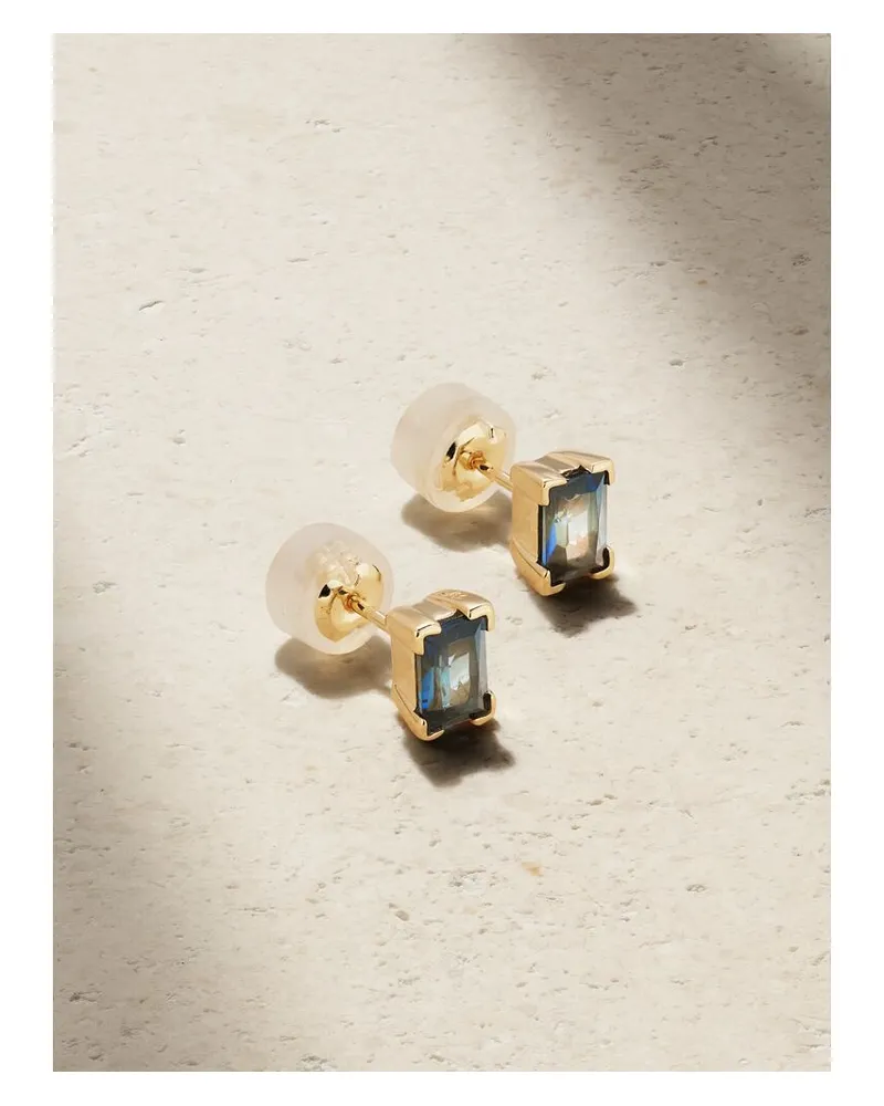 Melissa Joy Manning Ohrstecker Aus Recyceltem 14 Karat Gold Mit Topasen Gold