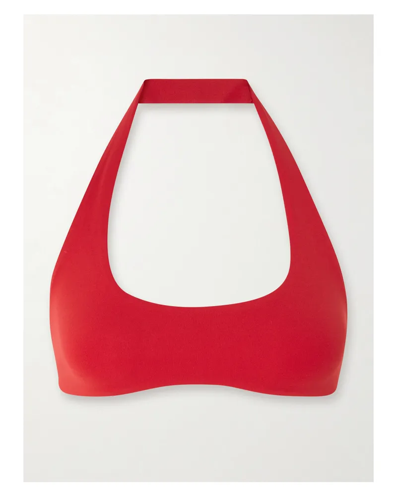 Nike Jacquemus Sport-bh Aus Stretch-jersey - Rot Rot