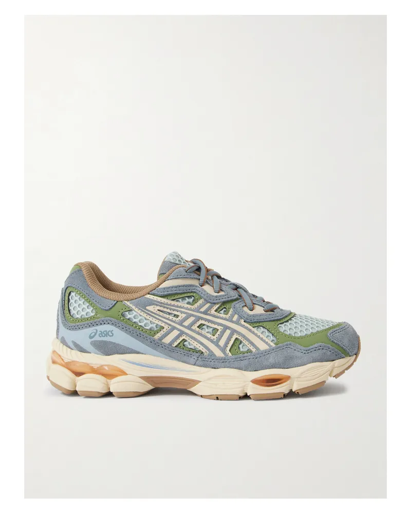 Asics Gel-nyc Sneakers Aus Mesh Mit Leder- Und Velourslederbesätzen - Blau Blau