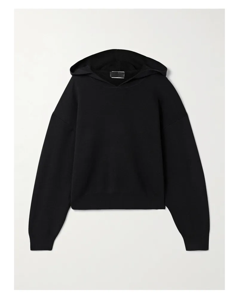 Nili Lotan Merrilee Hoodie Aus Merinowolle - Schwarz Schwarz