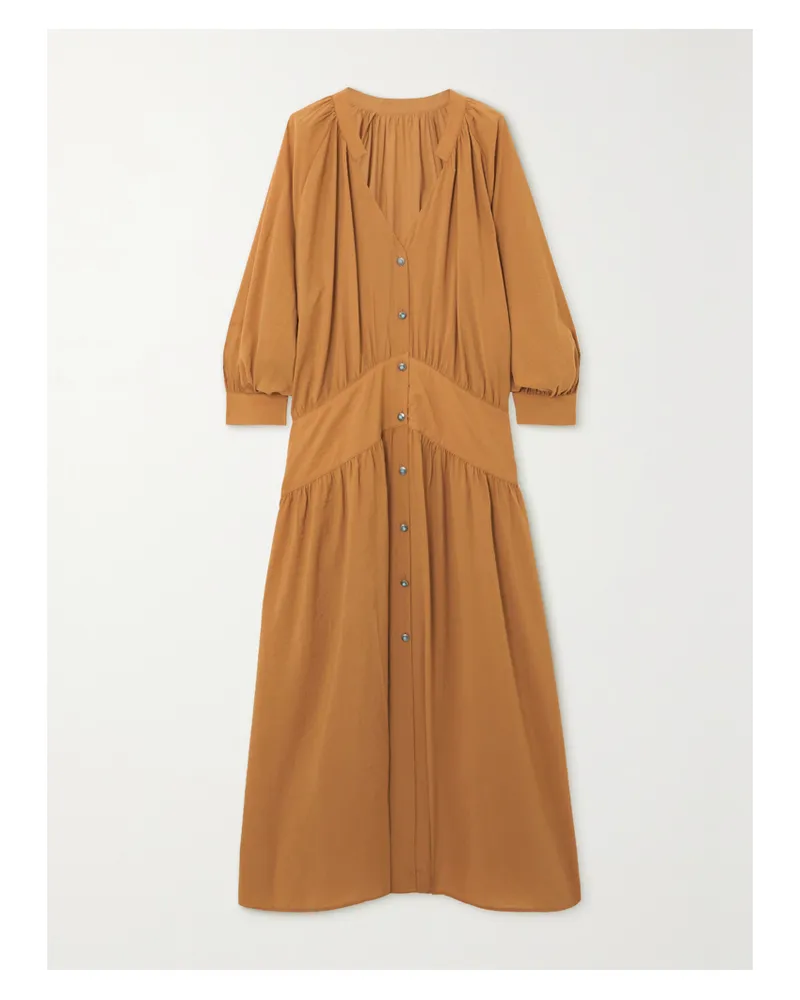 Fortela Violet Maxikleid Aus Einer Lyocell-mischung Mit Verzierungen - Rot Rot